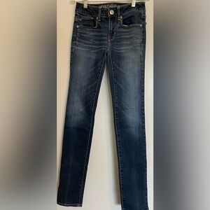 Skinny Jeans American Eagle Outfitters Stretch Denim Size 00